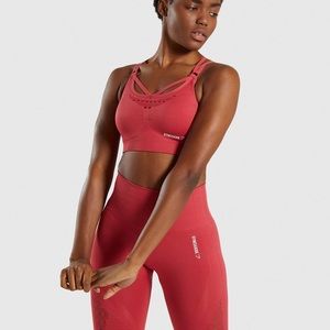 Gymshark Energy+ Seamless Leggings - Red